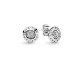 Pandora Funkelnder pandora logo ohrstecker Angebot