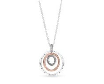 Pandora Bicolor kreise anhänger & halskette Angebot
