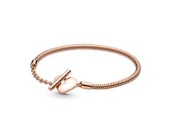 Pandora Pandora moments herz t-verschluss schlangen-gliederarmband Angebot