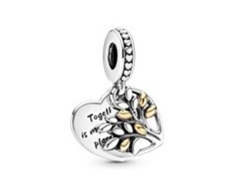Pandora Bicolor stammbaum herz charm-anhänger Angebot