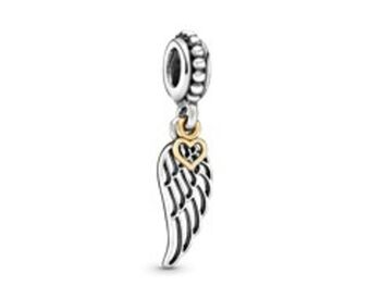 Pandora Engelsflügel und herz charm-anhänger Angebot