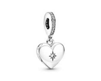 Pandora Aufklappbares herz medaillon charm-anhänger Angebot