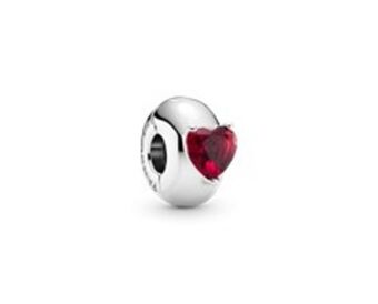 Pandora Rotes herz solitär clip-charm Angebot