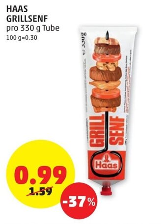 PENNY Haas Grillsenf 330 g Angebot