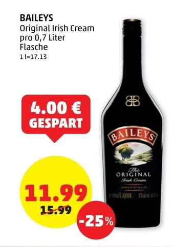 PENNY Baileys 0,7L Angebot