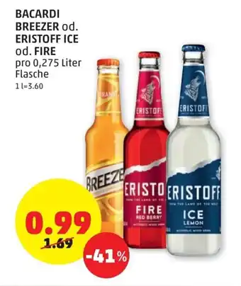 PENNY Bacardi Breezer 0,275 Angebot