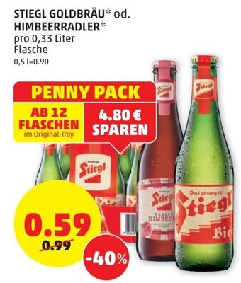 PENNY Stiegl Goldbräu 0,33L Angebot