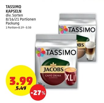 PENNY Tassimo Kapseln Angebot