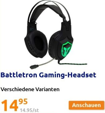 Action Battletron Gaming-Headset Angebot