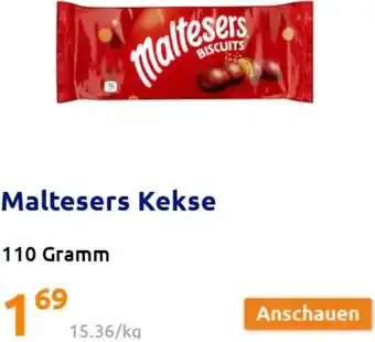 Action Maltesers Kekse 110g Angebot