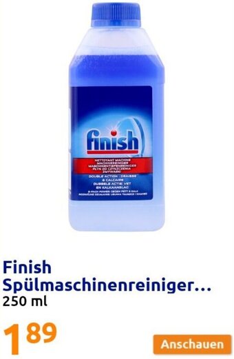 Action Finish Spülmaschinenreiniger 250ml Angebot