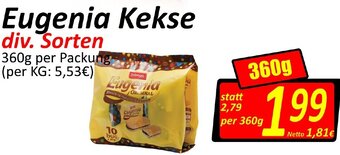 Wurstico Eugenia Kekse 360g Angebot