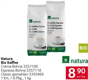 Transgourmet Natura Bio Kaffee 1kg. Angebot