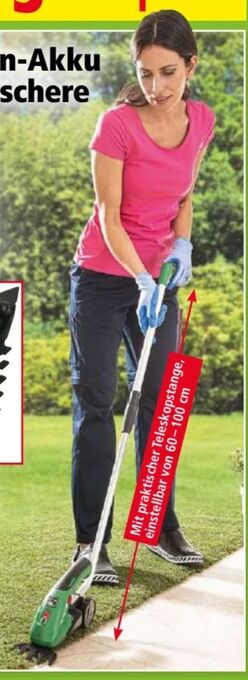 Norma Li-Ion Akku Gras-Strauchschere Angebot