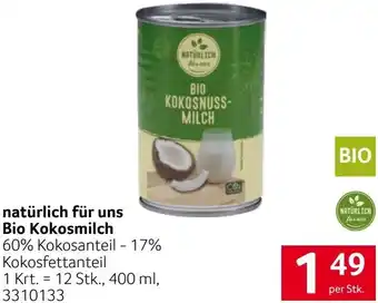Transgourmet Natürlich Für Uns Bio Kokosmilch Angebot