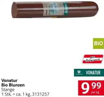Transgourmet Vonatur Bio Blunzen Angebot