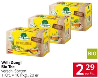 Transgourmet Willi Dungl Bio Tee Angebot