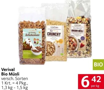 Transgourmet Verival Bio Müsli Angebot