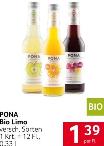 Transgourmet Pona Bio Limo Angebot