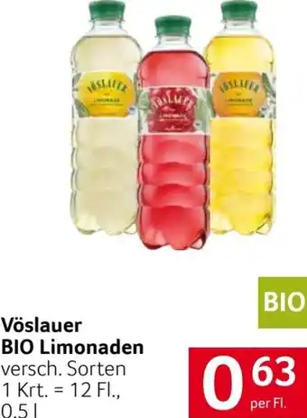 Transgourmet Vöslauer Bio Limonaden Angebot
