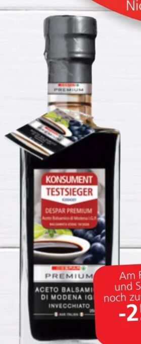 Spar Aceto Balsamico di Modena Angebot
