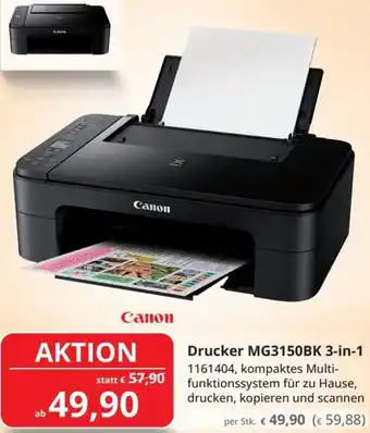 Drucker MG3150BK 3-in-1