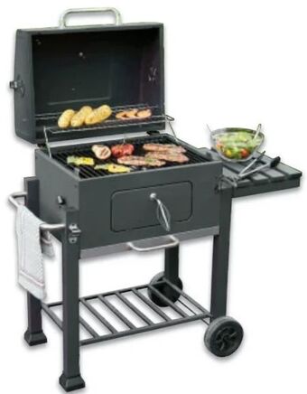 Metro Holzkohlegrill Trolly Deluxe Angebot