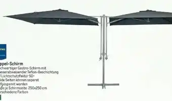 Metro Doppel-Sonnenschirm Angebot