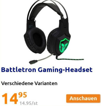 Action Battletron Gaming-Headset Angebot