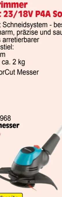 Zgonc Akku-Trimmer EasyCut 23-18V P4A Solo Angebot