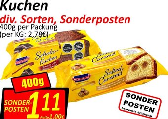 Wurstico Kuchen 400g Angebot