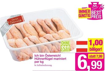 Sutterlüty Ich Bin Österreich! Hühnerflügel Mariniert per kg Angebot