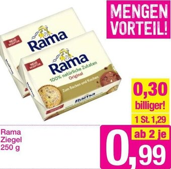 Sutterlüty Rama Ziegel 250g Angebot