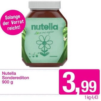 Sutterlüty Nutella Sonderedition 900g Angebot