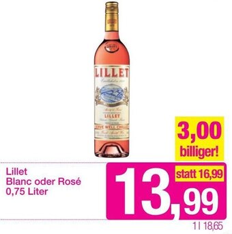 Sutterlüty Lillet Blanc oder Rosé Angebot