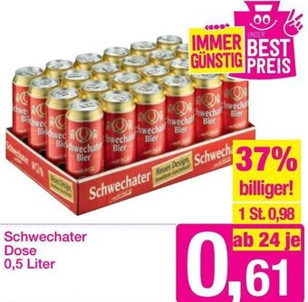 Sutterlüty Schwechater Dose 0,5 Liter Angebot