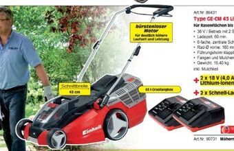 Zgonc Akku-Rasenmäher GE-CM 43 Li M Set Angebot