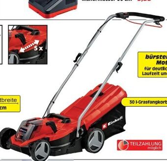 Zgonc Akku-Rasenmäher GE-CM 18/33 Li Set Angebot