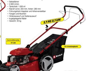 Zgonc Benzin-Rasenmäher GC-PM 51-2 S HW-E Angebot