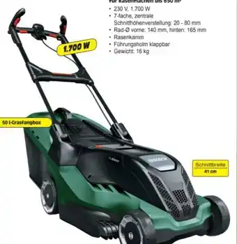 Zgonc Elektro-Rasenmäher Advanced Rotak 650 Angebot