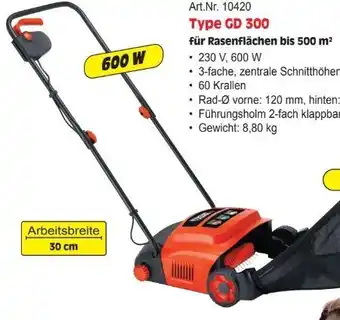 Zgonc E-Rasenlüfter GD 300 Angebot