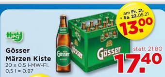 Unimarkt Gösser Märzen Kiste 0,5L Angebot