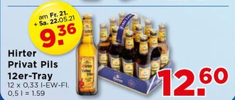 Unimarkt Hirter Privat Pils 12er-Tray 0,5L Angebot