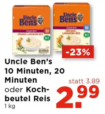 Unimarkt Uncle Ben's 10 Minuten, 20 Minuten 1kg Angebot