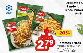 Unimarkt Iglo Pommes Frites 600g Angebot