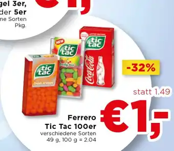 Unimarkt Ferrero Tic Tac 49g Angebot