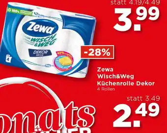 Unimarkt Zewa Wisch&Weg Küchenrollw Dekor 4 Rollen Angebot