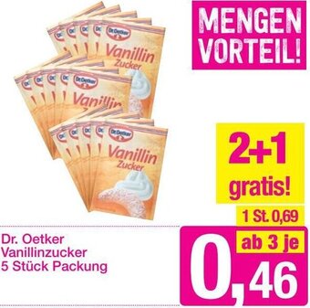 Sutterlüty Dr. Oetker Vanillinzucker 5 Stück Packung Angebot