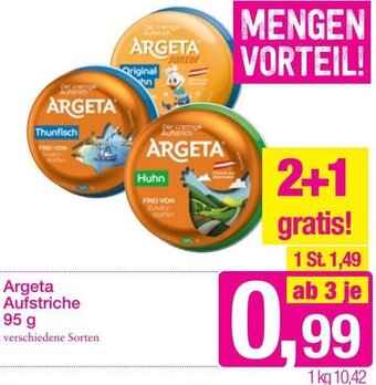 Sutterlüty Argeta Aufstriche 95g Angebot