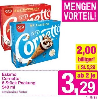 Sutterlüty Eskimo Cornetto 540 ml Angebot